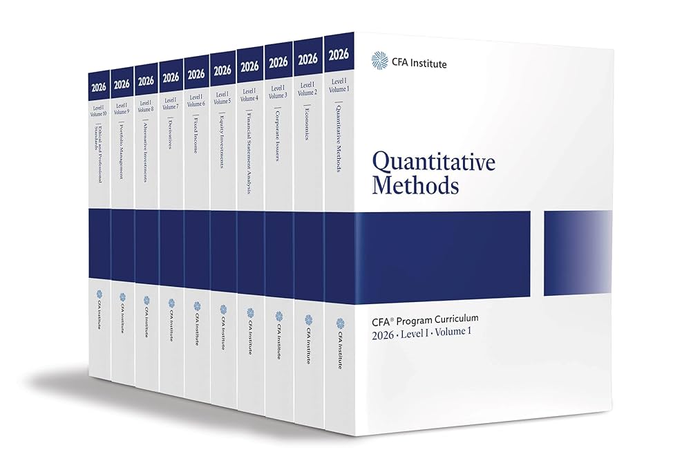 Amazon.com: 2026 CFA Program Curriculum Level I Box Set